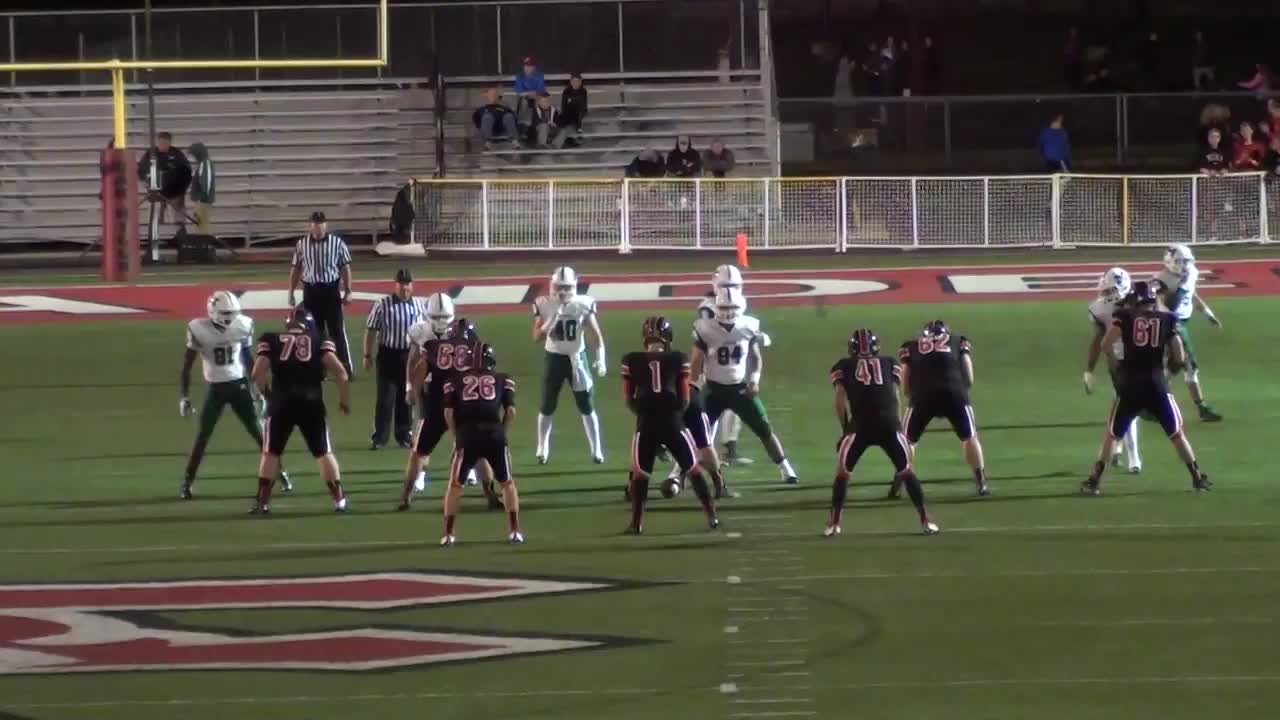 Oak Hills High School Football Soph Cameron Naber highlights