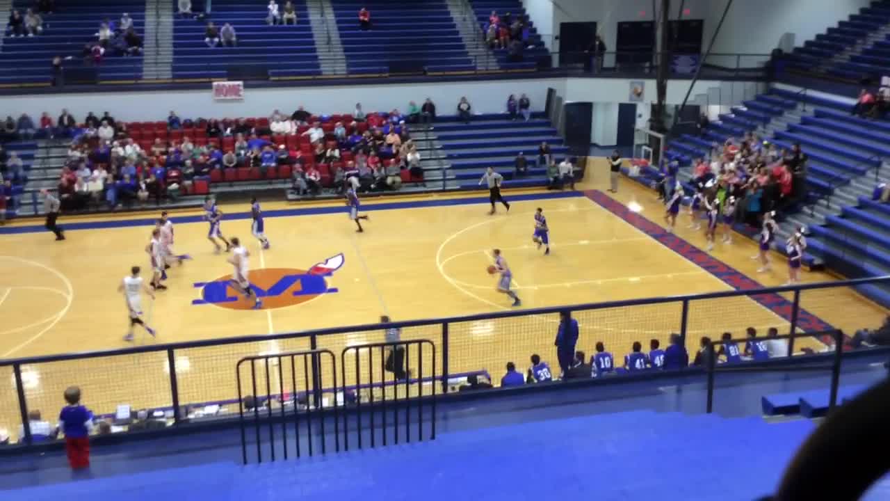 vs. Montgomery County High School Boys' Varsity Basketball Gavin