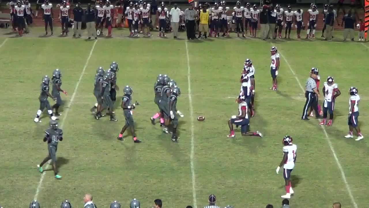 Everglades High School vs. Miramar Eric Pierre highlights