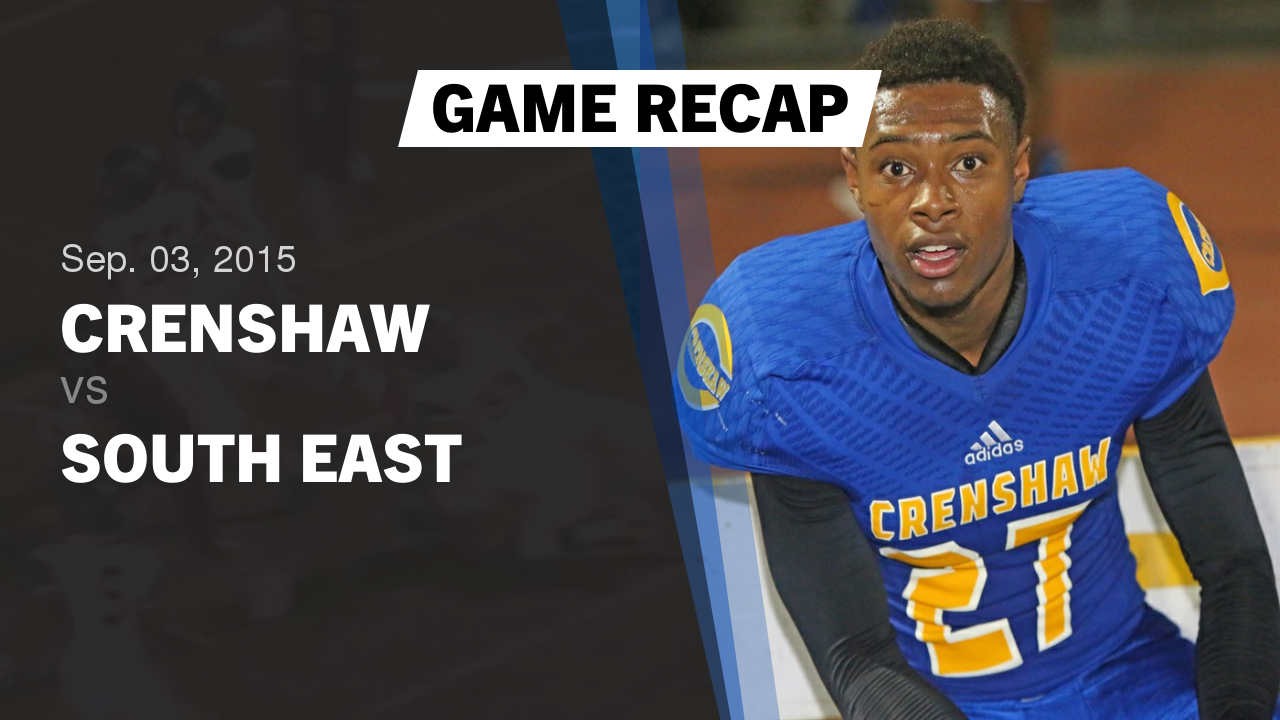 Crenshaw Hs Football Video Crenshaw Football Highlights Recap