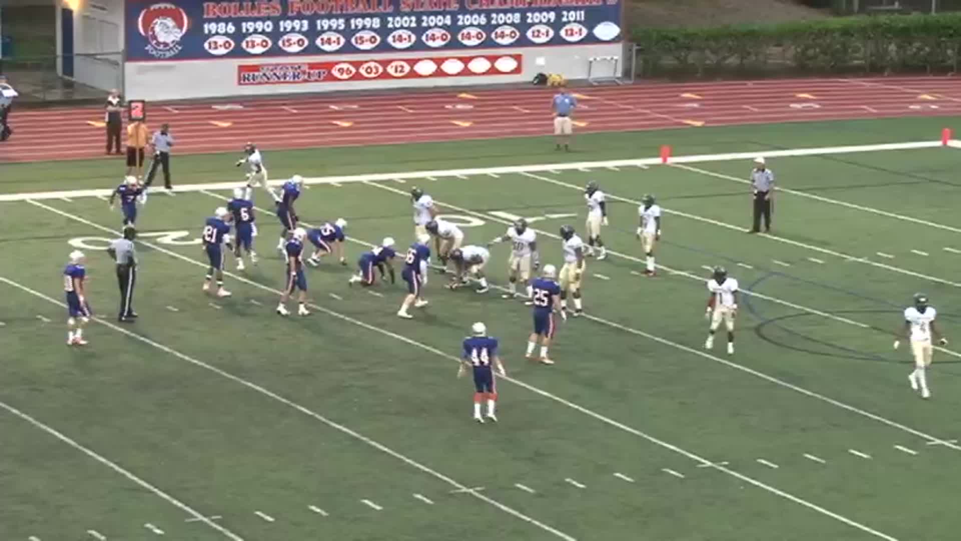 Hit by Cody Boswell The Bolles School highlights Hudl