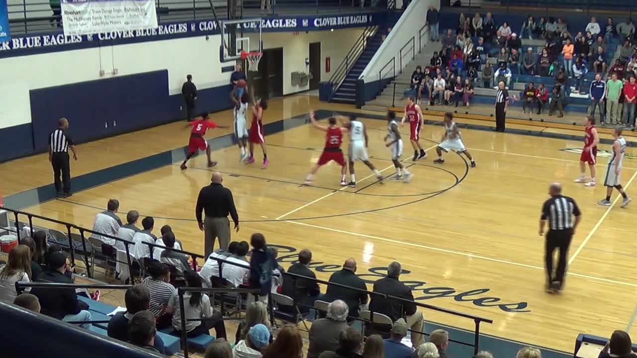Clover High School Boys Varsity Basketball Cameron Holmes