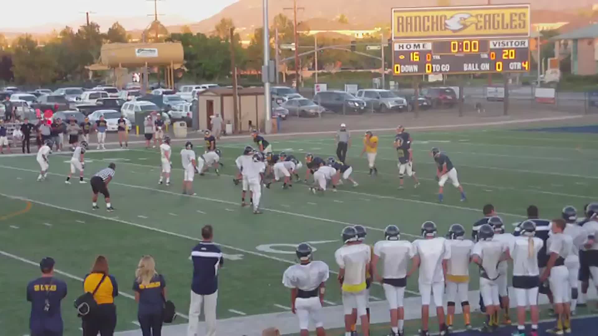 2014 Saints Football Crean Lutheran highlights Hudl