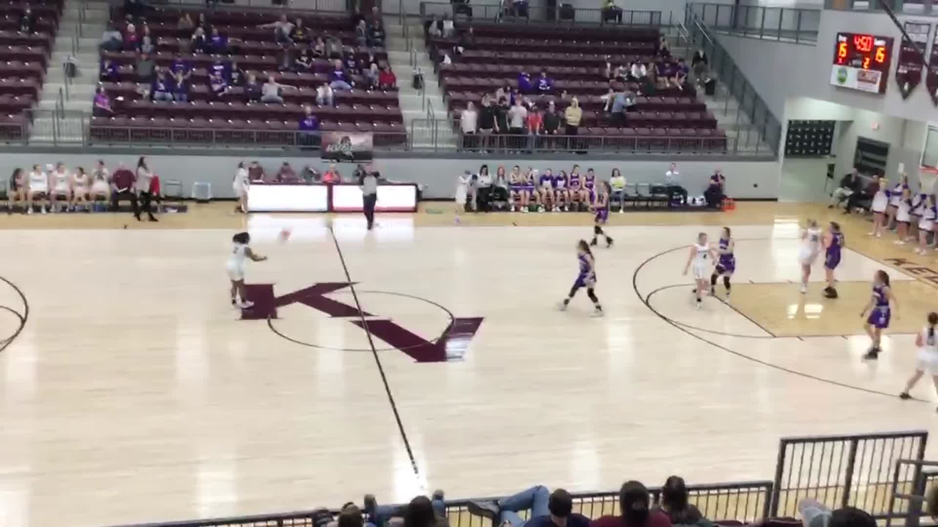 Kellyville vs Mannford Josalyn Byrom highlights Hudl