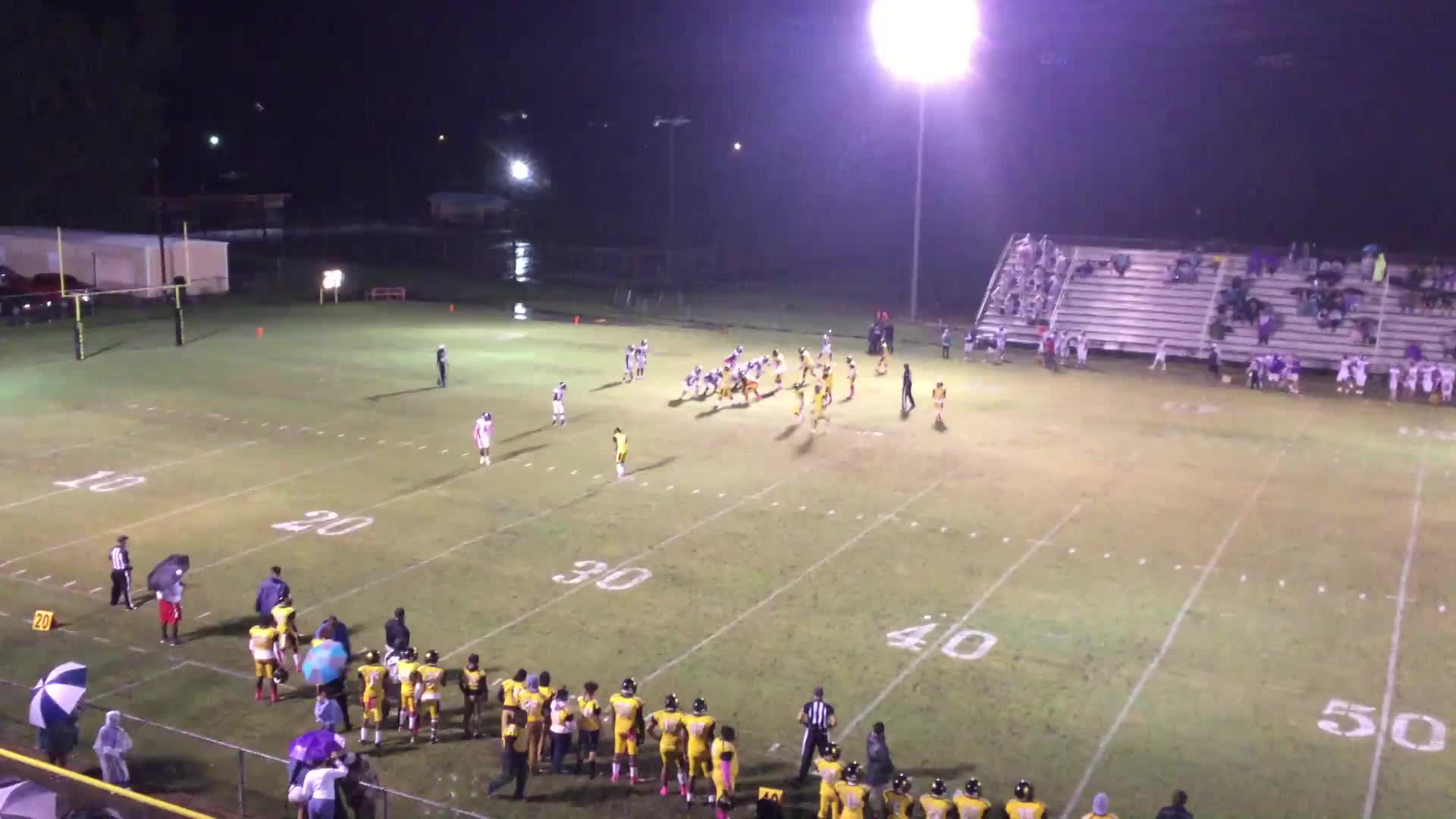 Mangham High School Sharone Finister Jr highlights Hudl