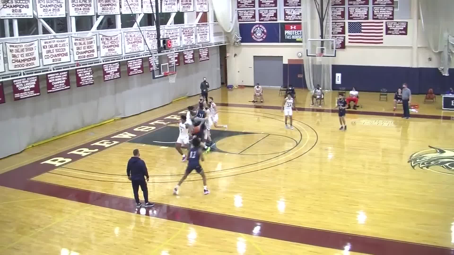 Brewster Academy WHITE vs BLUE Zaire Wade highlights Hudl