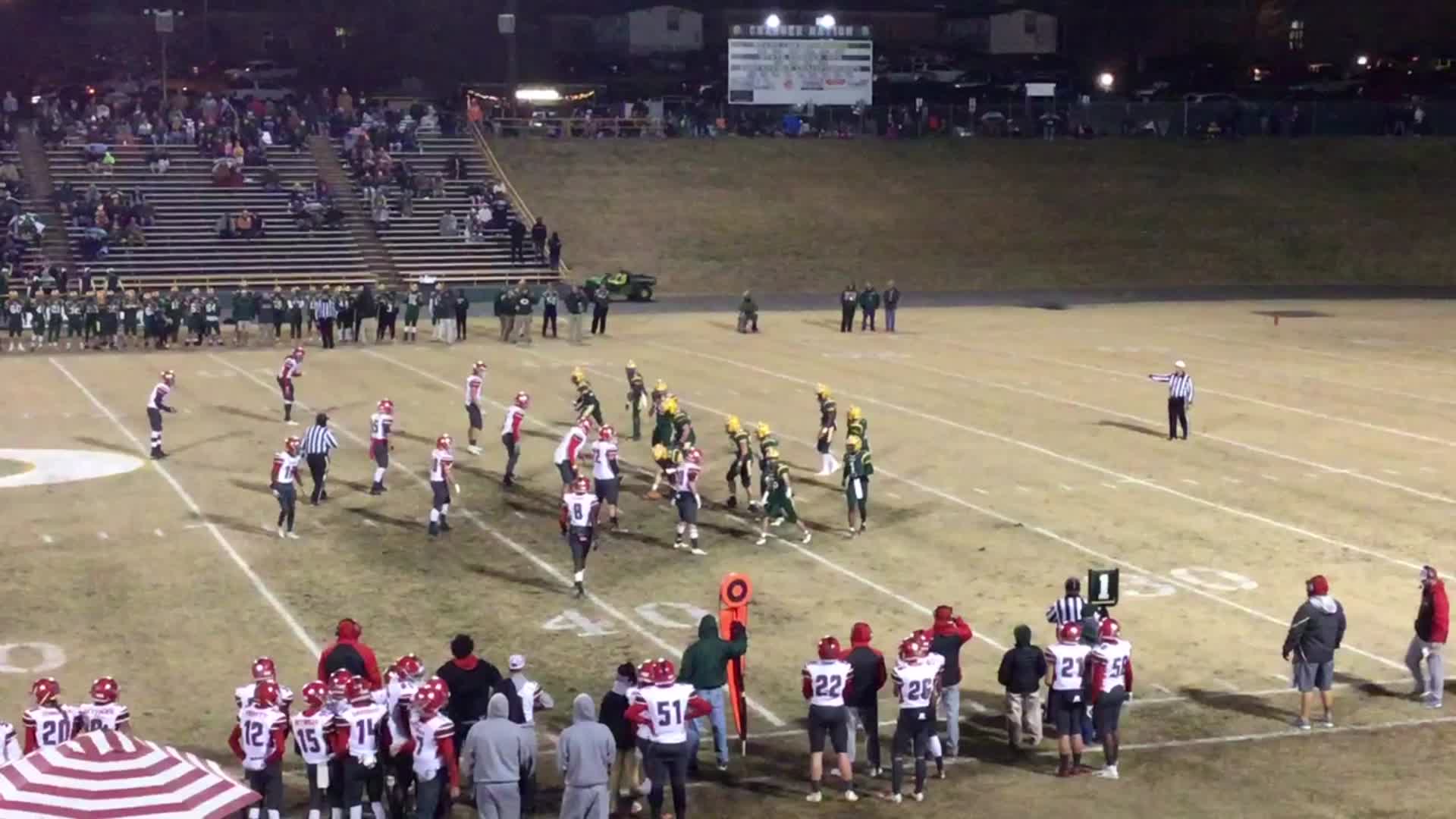 Erwin HS Football Video "Erwin football highlights Crest High School