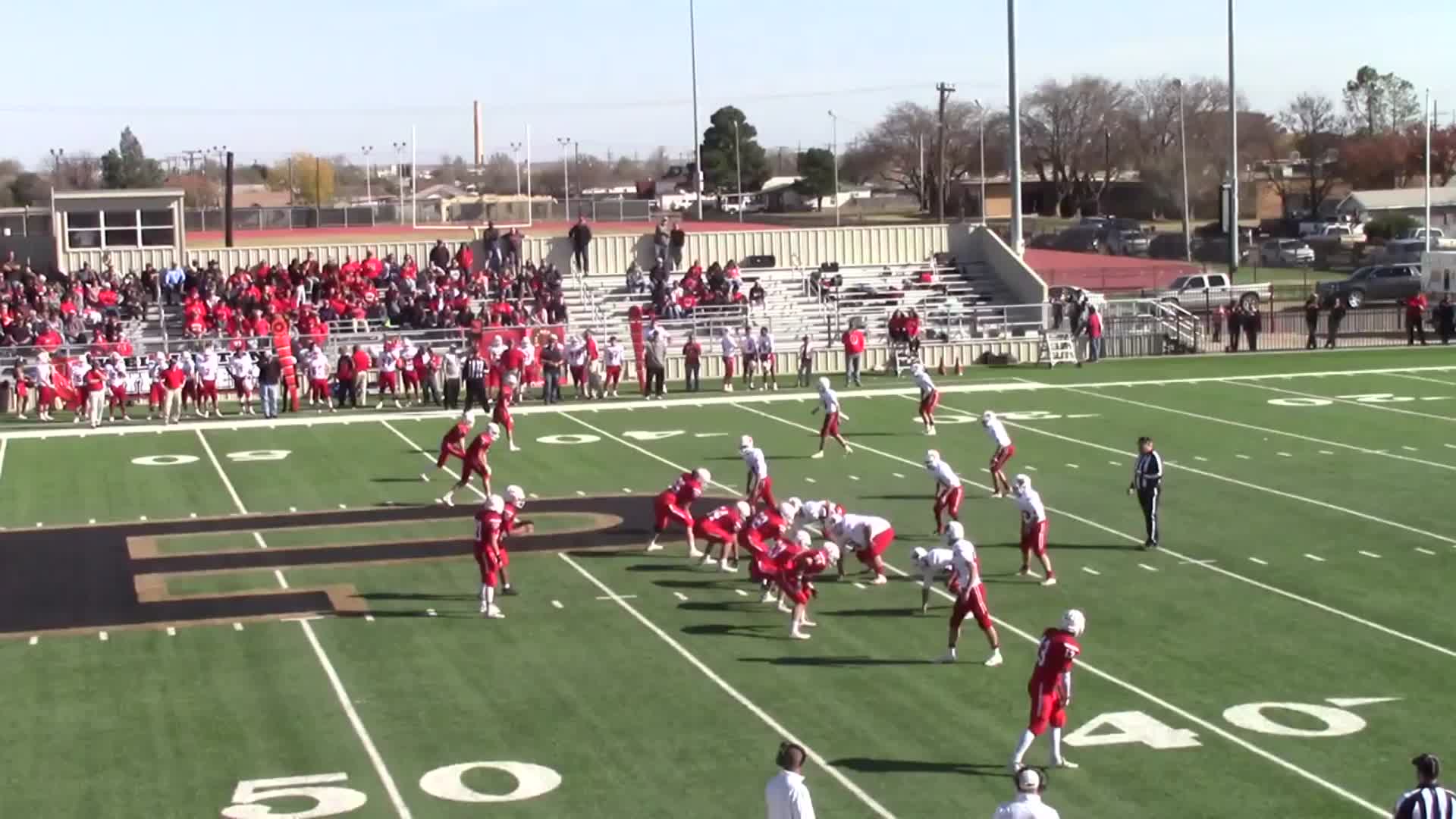 Christoval HS Football Video "Highlight of Wellington High School