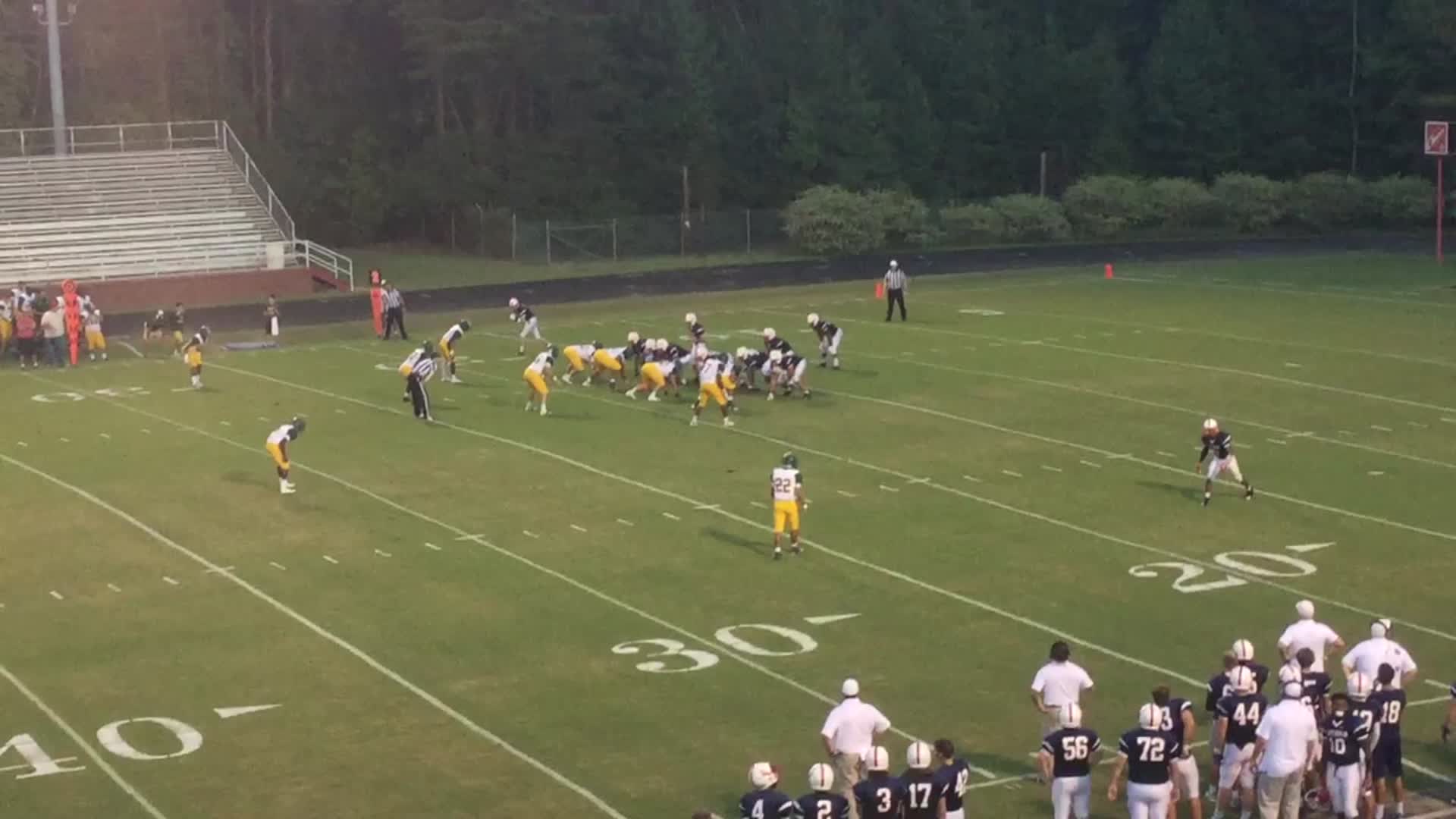 East Rowan HS Football Video "East Rowan football highlights Central