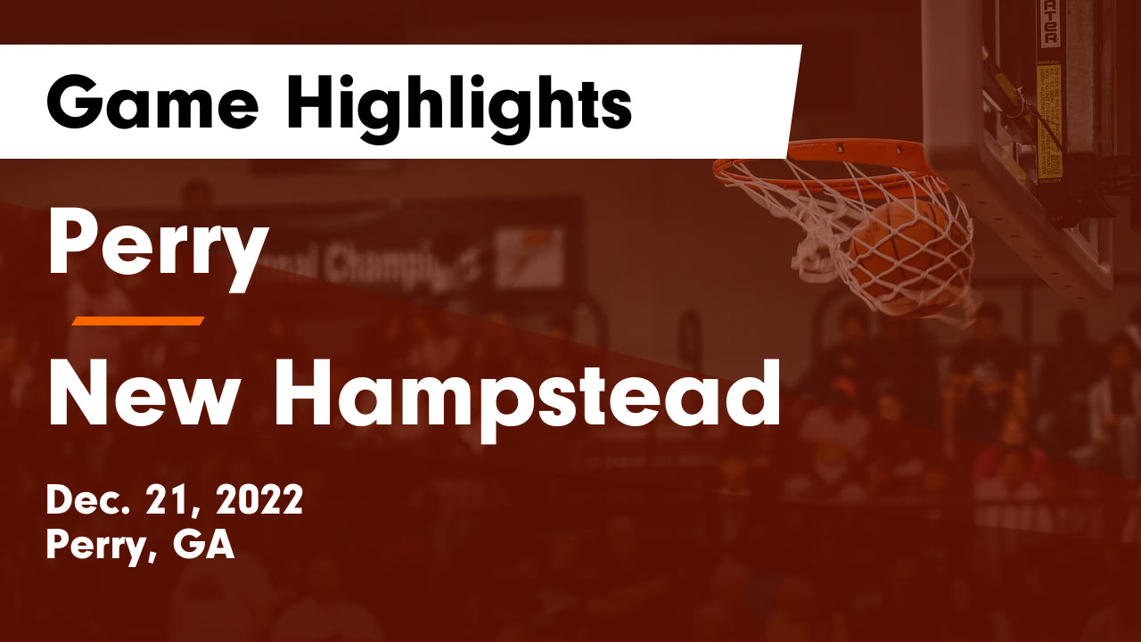 Perry vs New Hampstead Game Highlights Dec. 21, 2022 Perry High