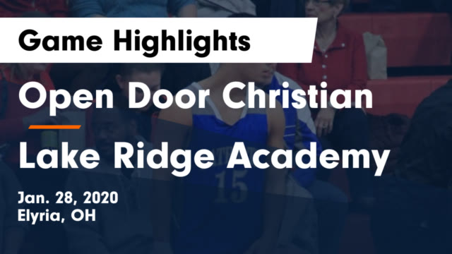 Boys Varsity Basketball Open Door Christian High School Elyria