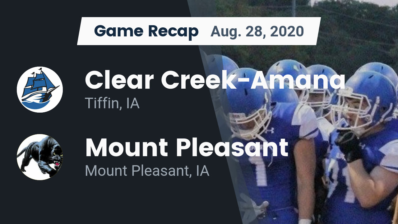 Clear CreekAmana HS Football Video "Recap Clear CreekAmana vs. Mount