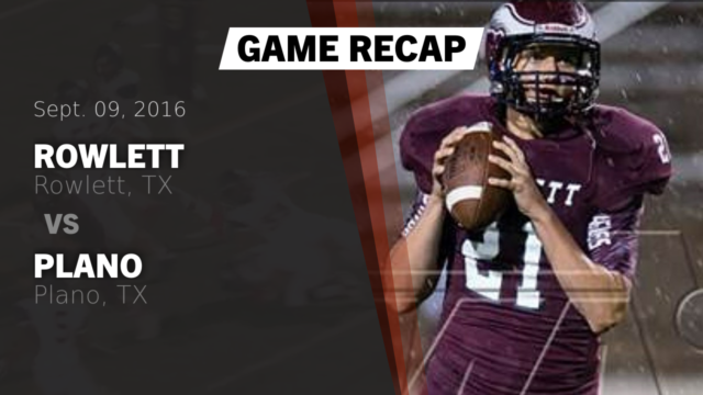 Boys Varsity Football Rowlett High School Rowlett Texas
