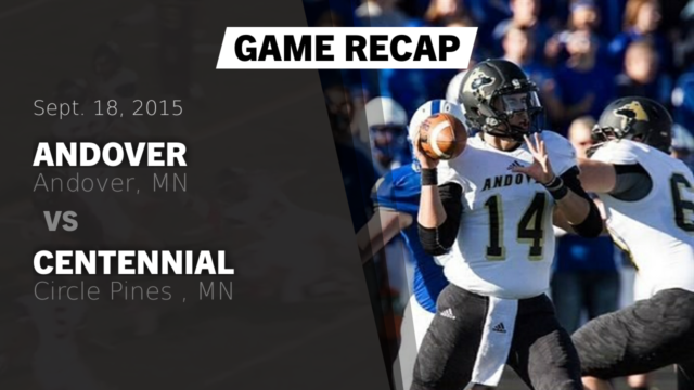 Andover Varsity Football Andover High School Andover