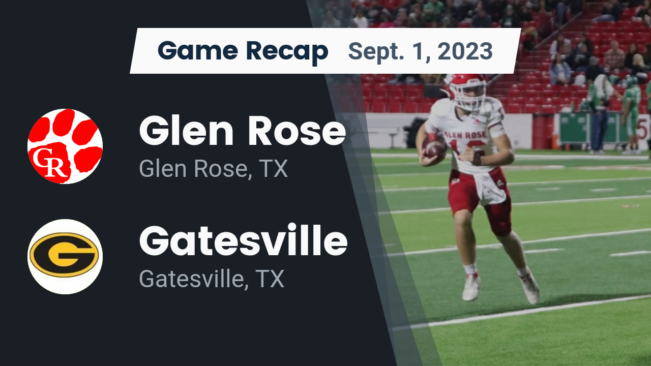 Glen Rose Football Schedule 2025