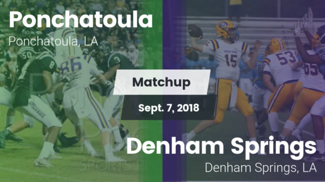 Boys Varsity Football Ponchatoula High School Ponchatoula