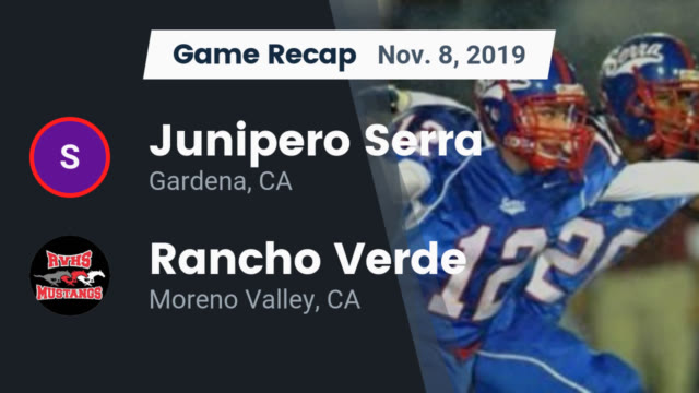Boys Varsity Football Junipero Serra High School Gardena
