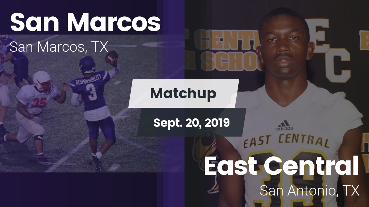 San Marcos Hs Football Video Matchup San Marcos High Vs East