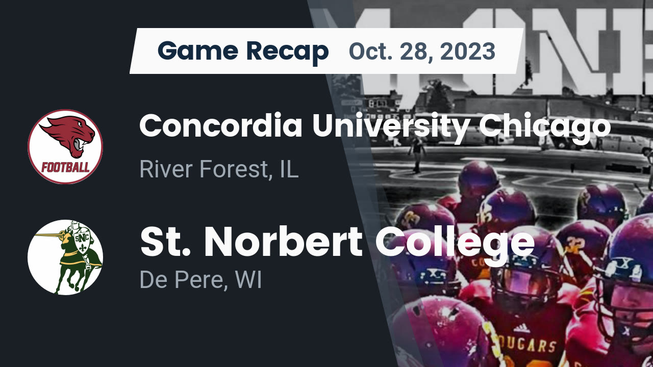 Concordia University Chicago Football | College Sports | Home | Hudl