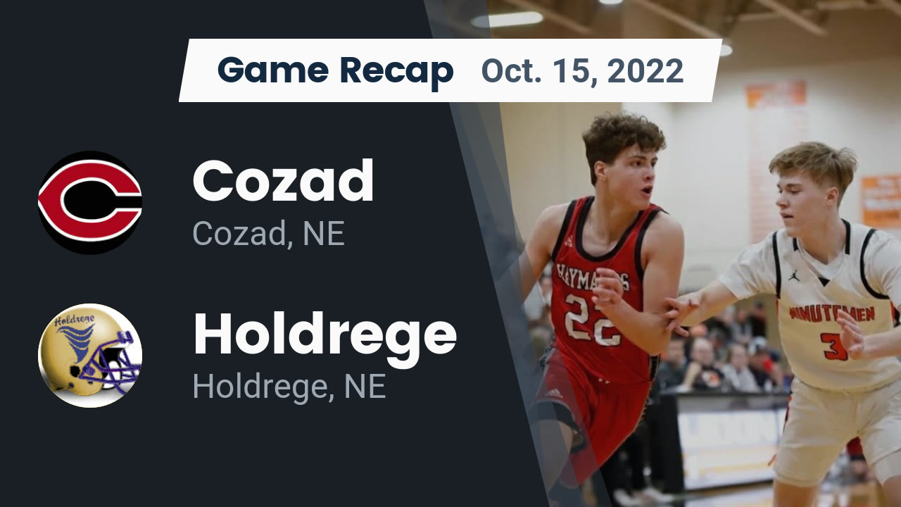 Recap Cozad vs. Holdrege 2022 Cozad High School highlights Hudl