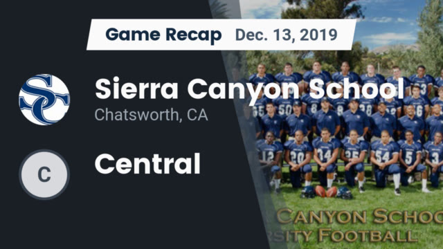 Varsity Football Sierra Canyon School Chatsworth California