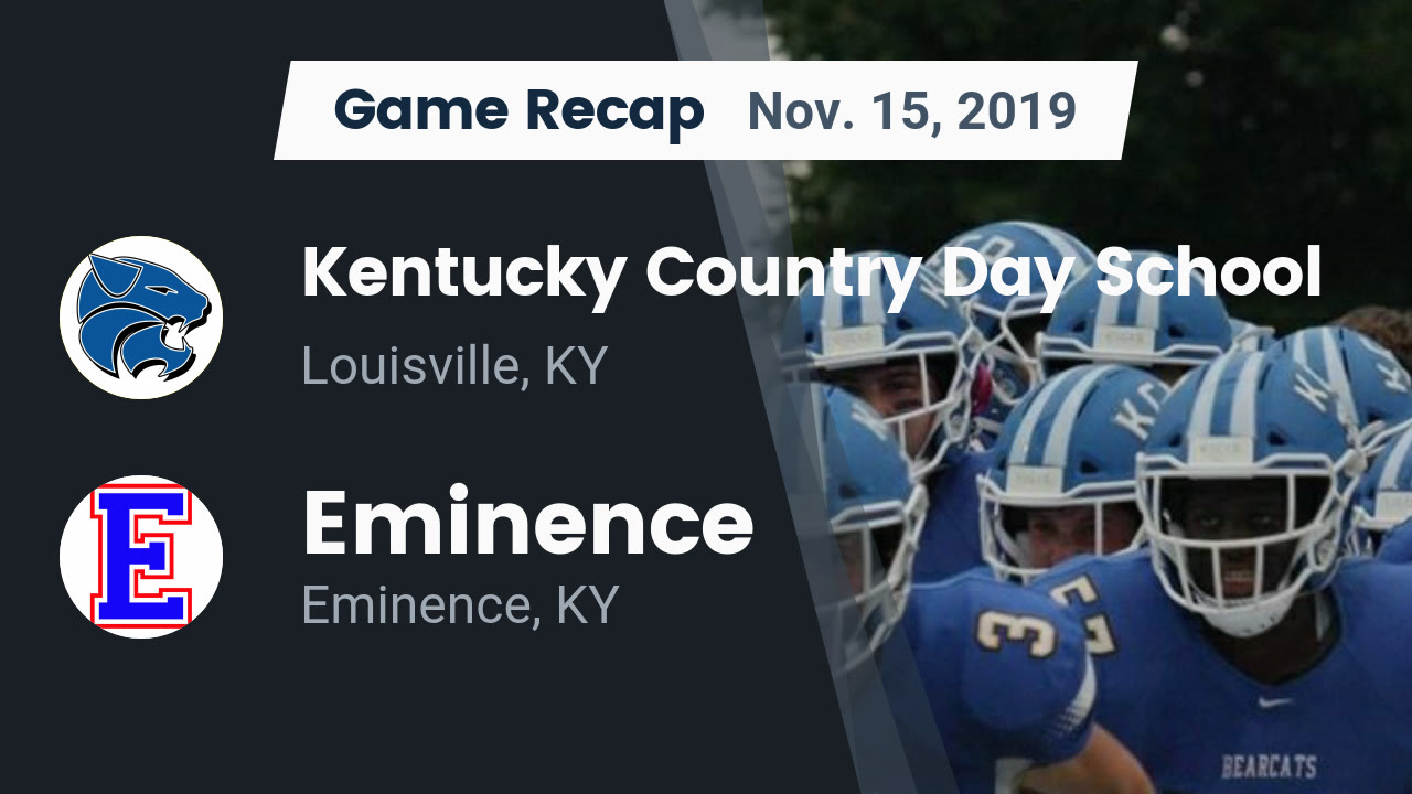 Kentucky Country Day Hs Football Video Recap Kentucky Country