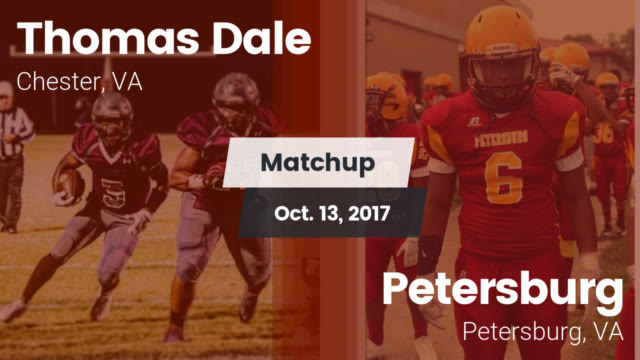 Boys Varsity Football Thomas Dale High School Chester