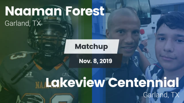 Boys Varsity Football Naaman Forest High School Garland Texas