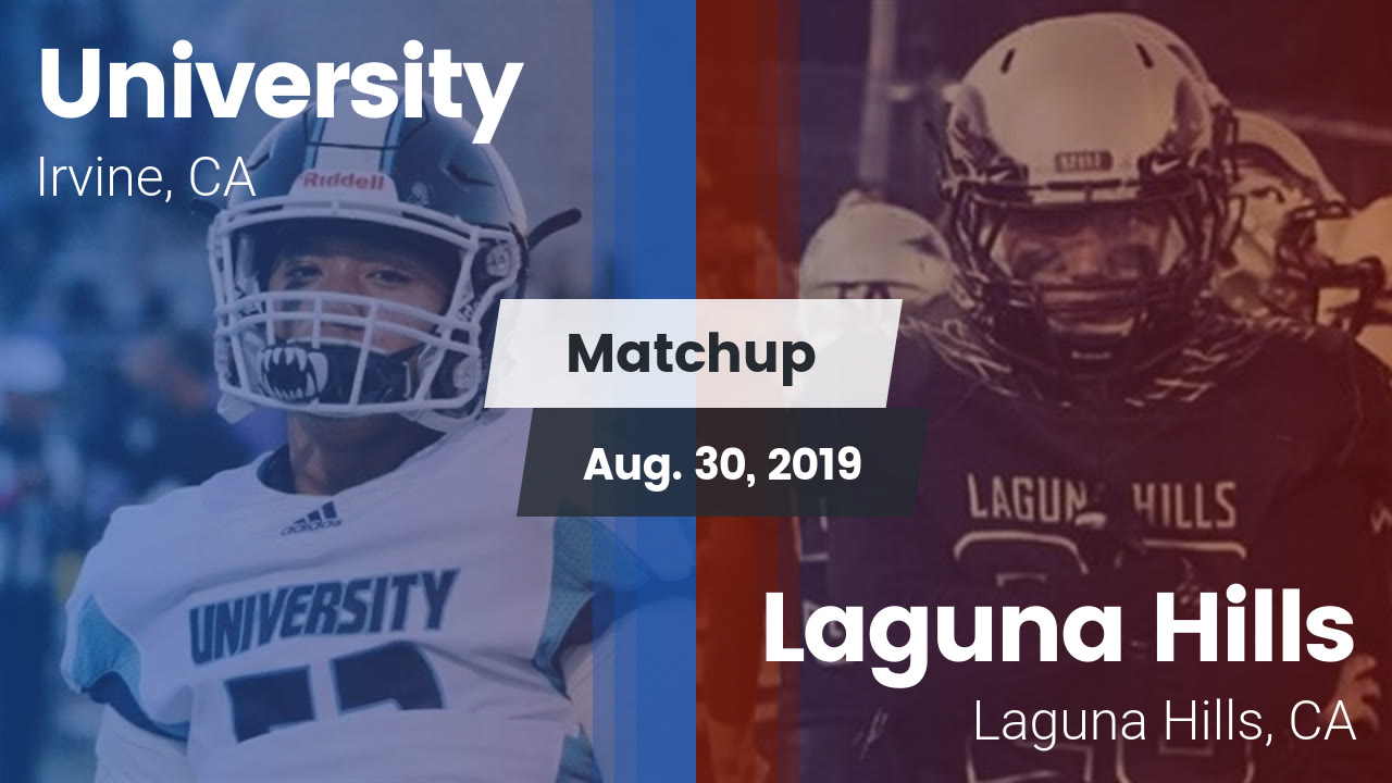 University Hs Football Video Matchup University High Vs Laguna