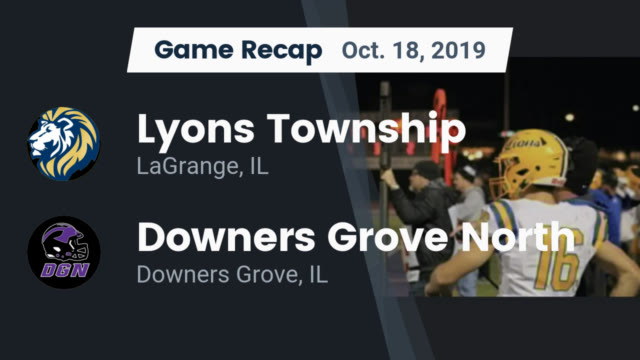 Boys Varsity Football Lyons Township High School Lagrange
