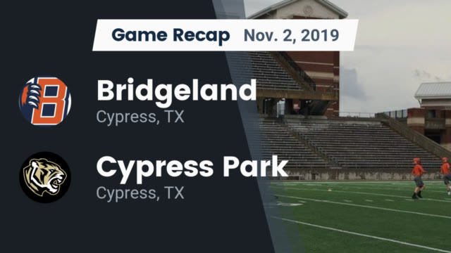 Boys Varsity Football Bridgeland High School Cypress Texas