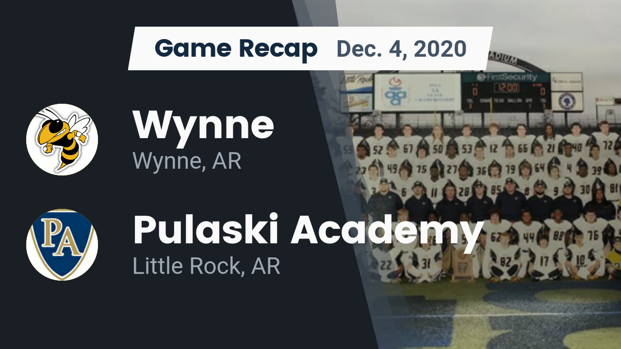 Wynne HS Football Video "Recap: Wynne vs. Pulaski Academy 2020" | MaxPreps Wynne HS Football Video "Recap: Wynne vs. Pulaski Academy 2020" | MaxPreps