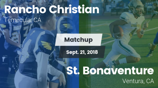 Boys Varsity Football Rancho Christian High School Temecula