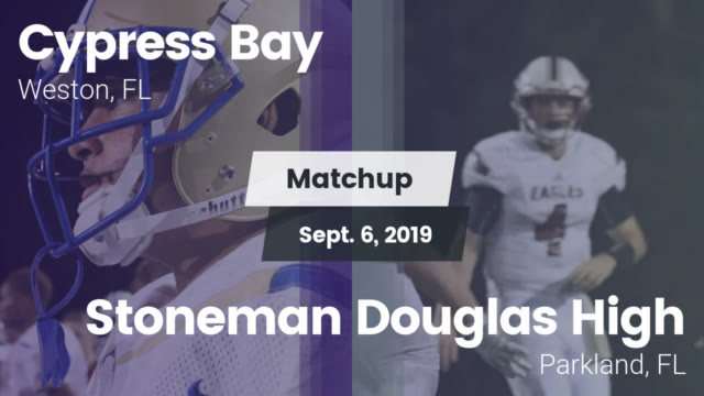 Boys Varsity Football Cypress Bay High School Weston Florida