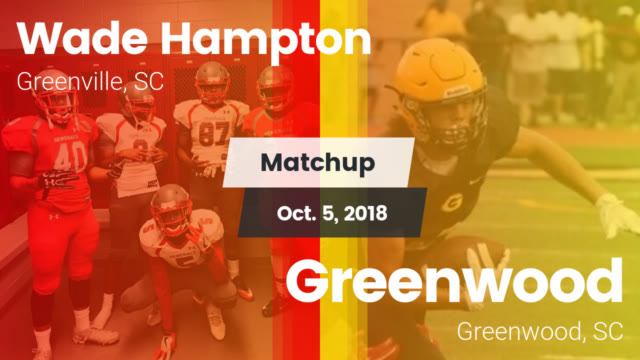 Boys Varsity Football Wade Hampton High School Greenville