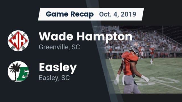Boys Varsity Football Wade Hampton High School Greenville