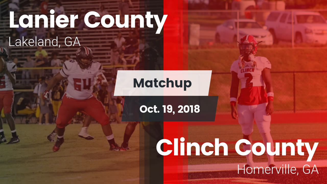 Lanier County Hs Football Video Matchup Lanier County Vs Clinch