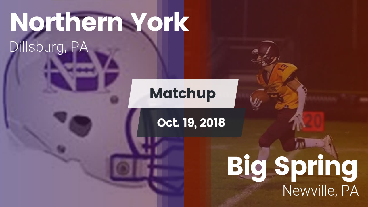 Northern York Hs Football Video Matchup Nyhs Vs Big Spring 2018