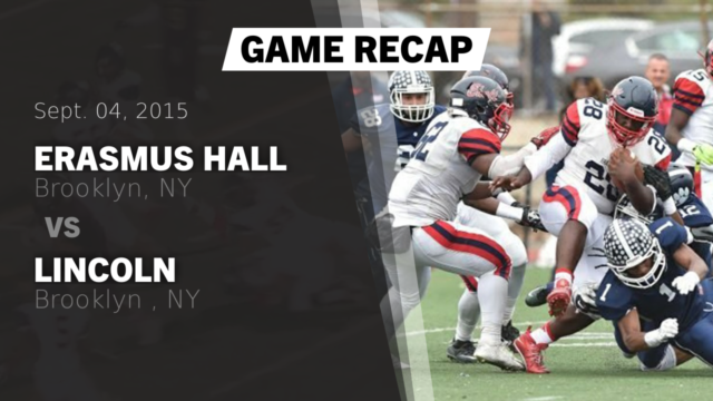 Boys Varsity Football Erasmus Hall High School Brooklyn New