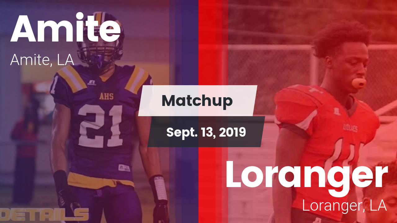 Amite Hs Football Video Matchup Amite Vs Loranger 2019 Maxpreps
