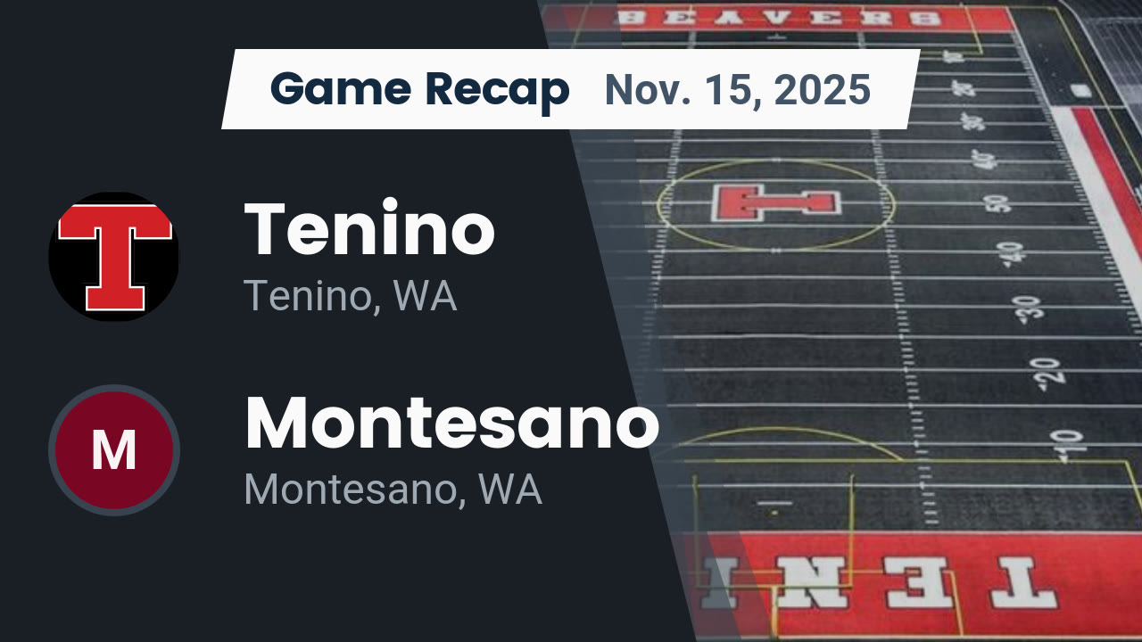 Recap: Tenino vs. Montesano 2025 - Tenino highlights - Hudl