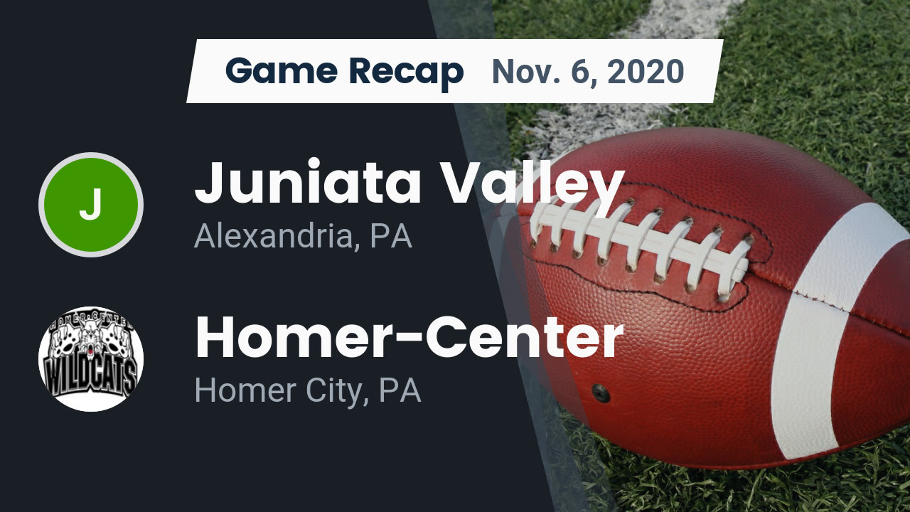 Juniata Valley HS Football Video "Recap: Juniata Valley vs. Homer Juniata Valley HS Football Video "Recap: Juniata Valley vs. Homer