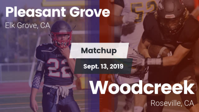 Boys Varsity Football Pleasant Grove High School Elk Grove