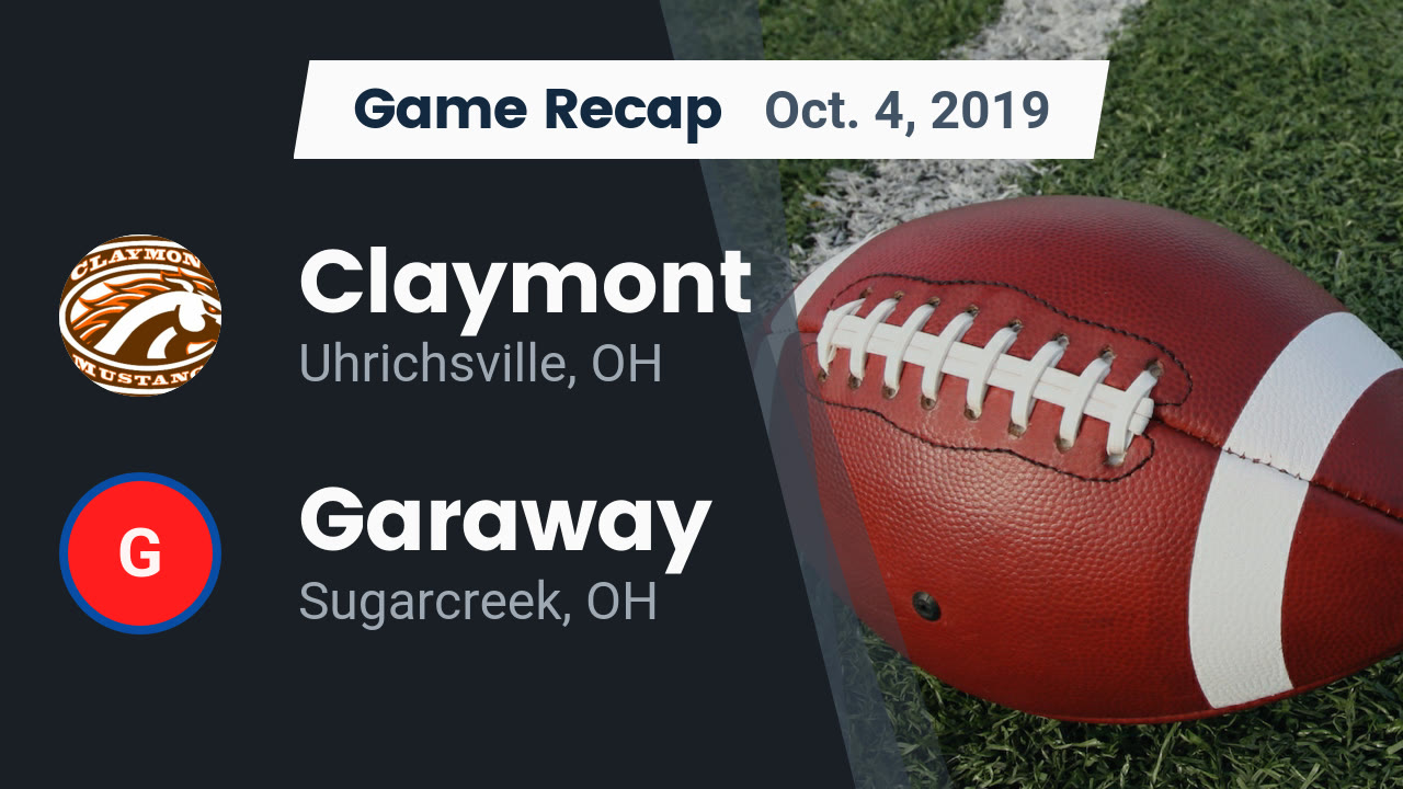 Claymont HS Football Video "Recap Claymont vs. Garaway 2019" MaxPreps