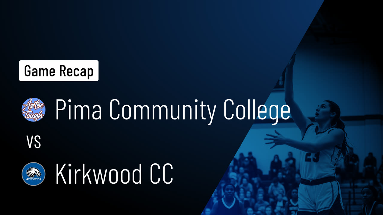 Pima Community College vs Kirkwood CC • Game Recap • Mar 21, 2026 ...
