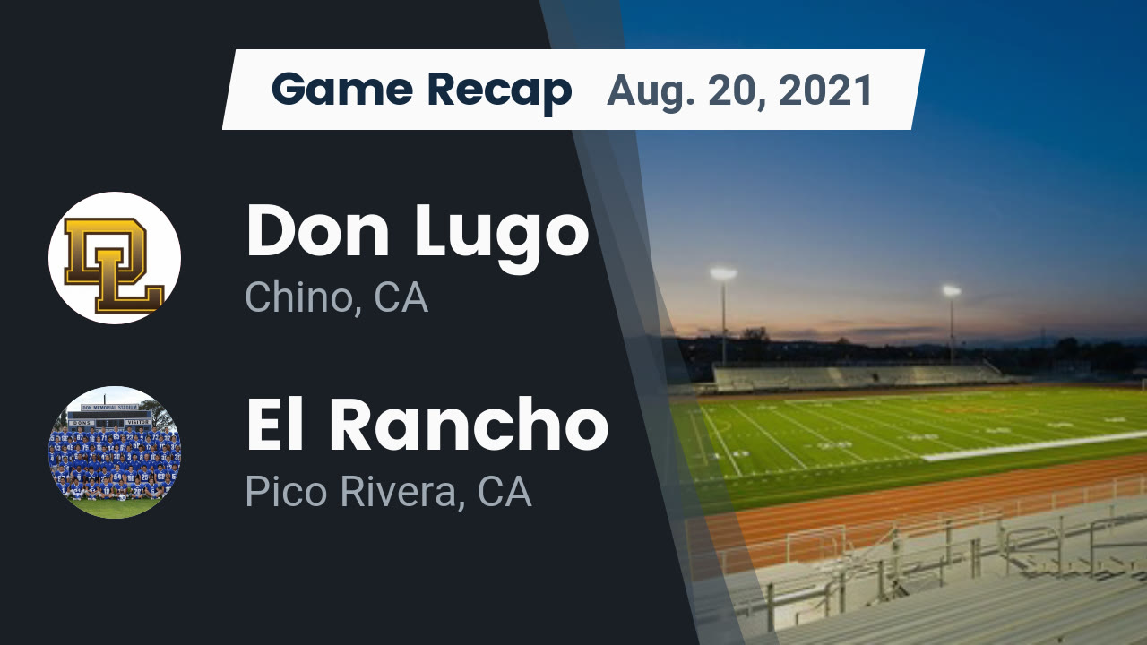 Don Lugo High School Chino Ca Varsity Football