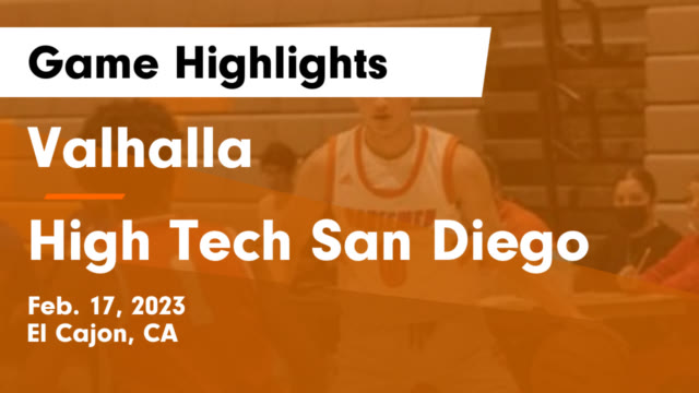Boys Varsity Basketball - Valhalla High School - El Cajon, California -  Basketball - Hudl
