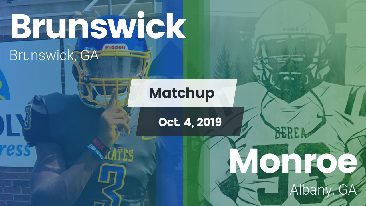 Brunswick Hs Football Video Matchup Brunswick High Vs Monroe