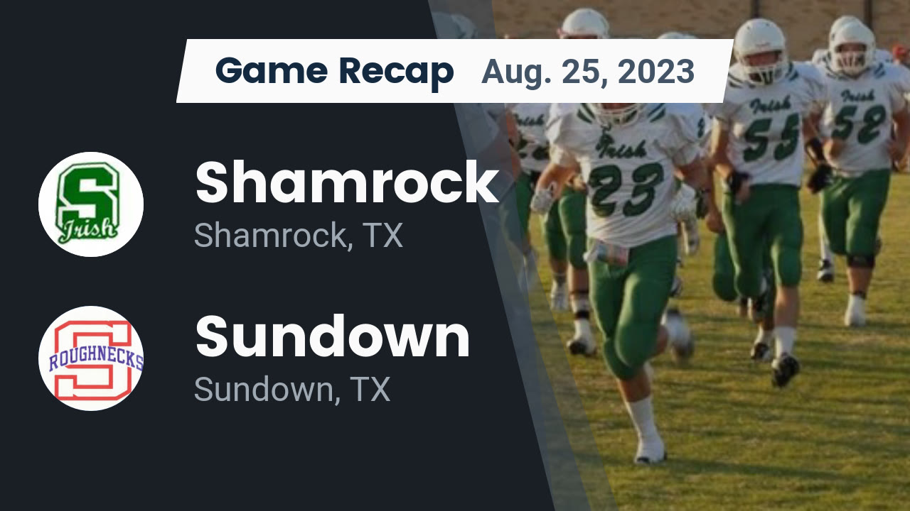 Shamrock (TX) High School Sports Football, Basketball, Baseball