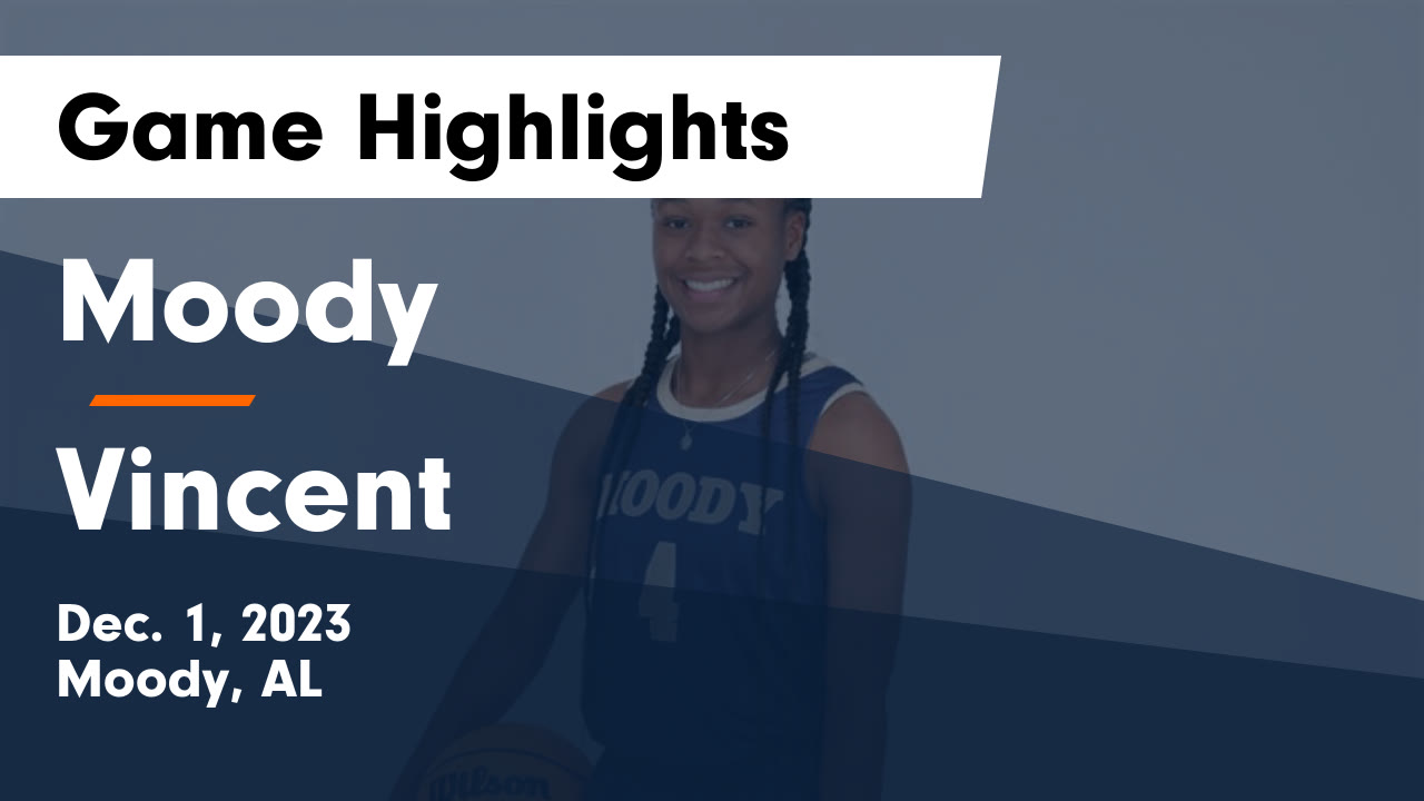 Moody vs Vincent Game Highlights Dec. 1, 2023 Moody High School